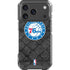 NBA Philadelphia 76ers Black Rust iPhone 18 Pro Clear Case