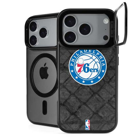 NBA Philadelphia 76ers Black Rust iPhone 18 Pro Max Kickstand Case