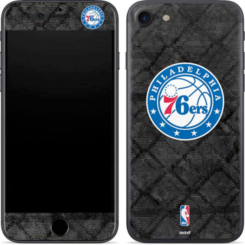 NBA Philadelphia 76ers Black Rust iPhone 7 Skin