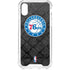 NBA Philadelphia 76ers Black Rust iPhone XS Clear Case