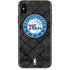 NBA Philadelphia 76ers Black Rust iPhone XS Skin