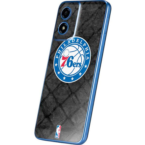 NBA Philadelphia 76ers Black Rust Moto G Play 4G (2024) Skin