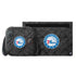 NBA Philadelphia 76ers Black Rust Nintendo Skins