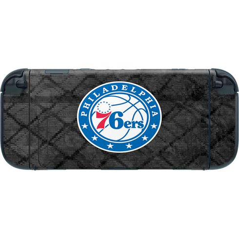 NBA Philadelphia 76ers Black Rust Nintendo Switch 2 (2025) with Joy-Con Skin