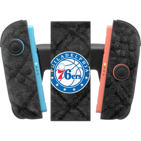 NBA Philadelphia 76ers Black Rust Nintendo Switch 2 (2025) Joy-Con Controller Skin