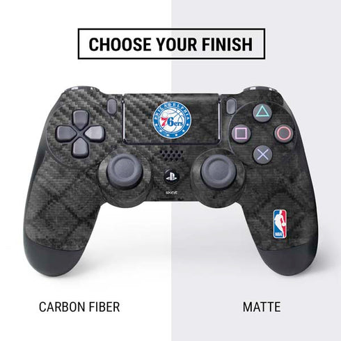 NBA Philadelphia 76ers Black Rust PS4 Controller Skin