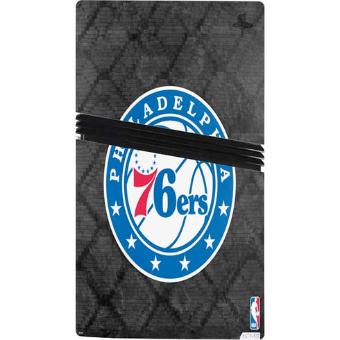 NBA Philadelphia 76ers Black Rust PS5 Pro Bundle Skin