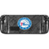NBA Philadelphia 76ers Black Rust Steam Deck Handheld Gaming Computer Skin