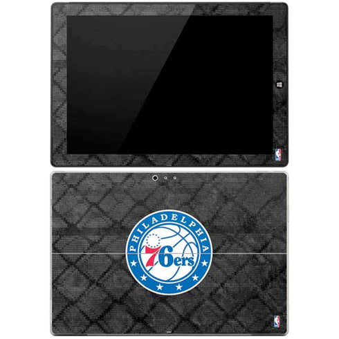 NBA Philadelphia 76ers Black Rust Surface Pro 3 Skin
