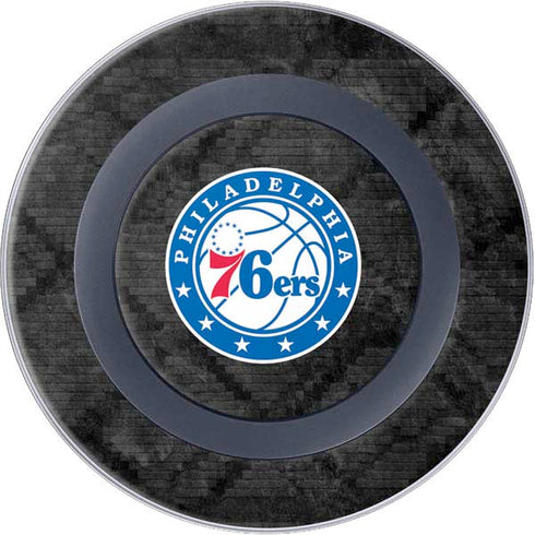 NBA Philadelphia 76ers Black Rust Wireless Charger Skin