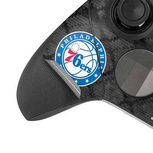 NBA Philadelphia 76ers Black Rust Xbox Elite Wireless Controller Series 2 Skin