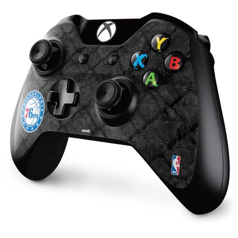 NBA Philadelphia 76ers Black Rust Xbox One Controller Skin