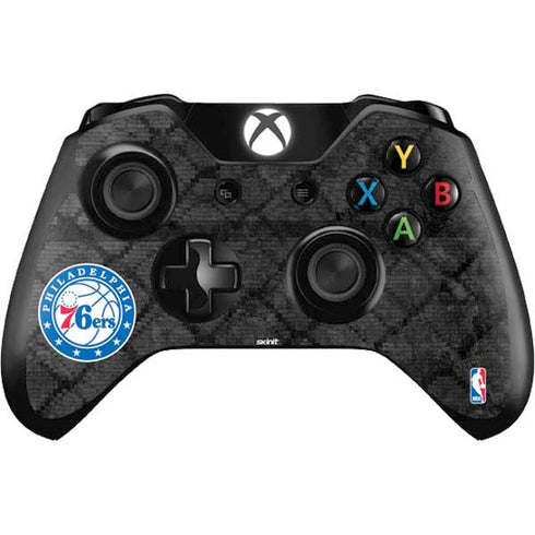 NBA Philadelphia 76ers Black Rust Xbox One Controller Skin