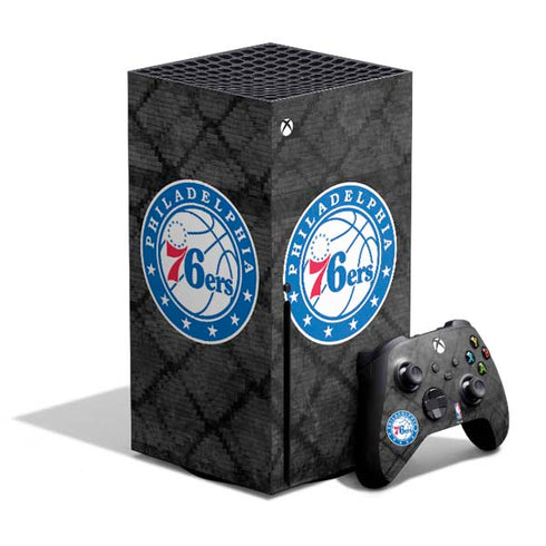 NBA Philadelphia 76ers Black Rust Xbox Series X Skins