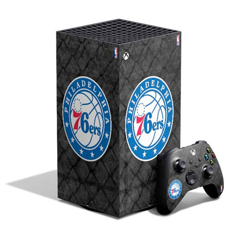 NBA Philadelphia 76ers Black Rust XBox Series X Digital Edition Bundle Skin