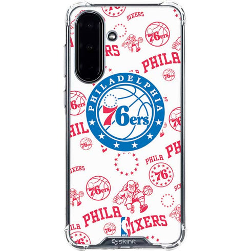 NBA Philadelphia 76ers Blast Galaxy A36 5G Clear Case
