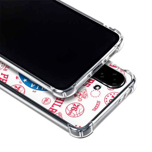 NBA Philadelphia 76ers Blast Galaxy A36 5G Clear Case