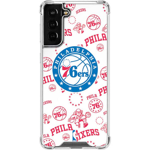 NBA Philadelphia 76ers Blast Galaxy S22 Plus Clear Case