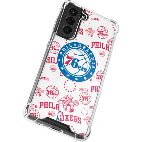 NBA Philadelphia 76ers Blast Galaxy S22 Plus Clear Case