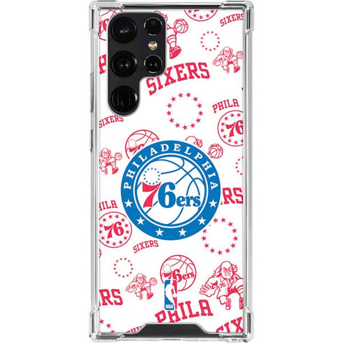 NBA Philadelphia 76ers Blast Galaxy S23 Ultra Clear Case