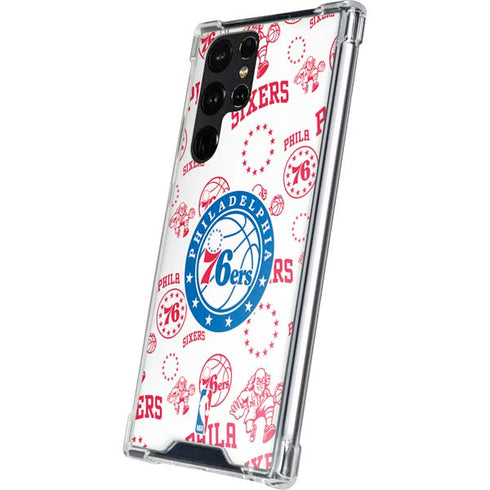 NBA Philadelphia 76ers Blast Galaxy S23 Ultra Clear Case