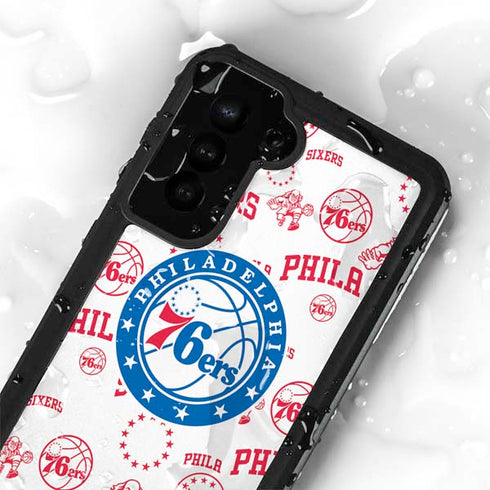 NBA Philadelphia 76ers Blast Galaxy S24 Plus Waterproof Case