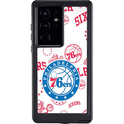 NBA Philadelphia 76ers Blast Galaxy S24 Ultra Waterproof Case