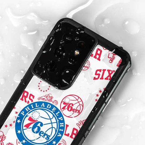 NBA Philadelphia 76ers Blast Galaxy S24 Ultra Waterproof Case