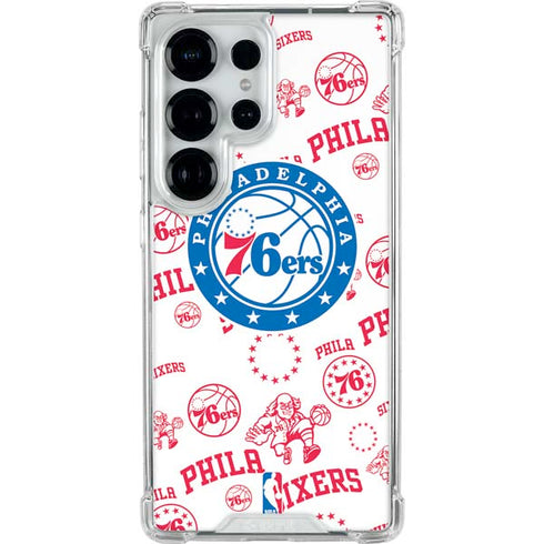 NBA Philadelphia 76ers Blast Galaxy S25 Ultra Clear Case