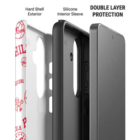 NBA Philadelphia 76ers Blast Galaxy S26 Plus Impact Case