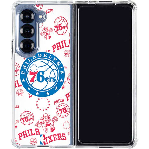 NBA Philadelphia 76ers Blast Galaxy Z Fold6 Clear Case