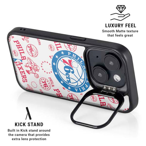 NBA Philadelphia 76ers Blast iPhone 14 Plus Kickstand Case