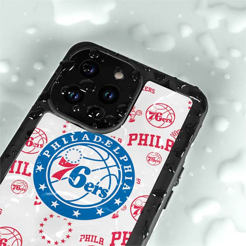 NBA Philadelphia 76ers Blast iPhone 15 Pro Waterproof Case