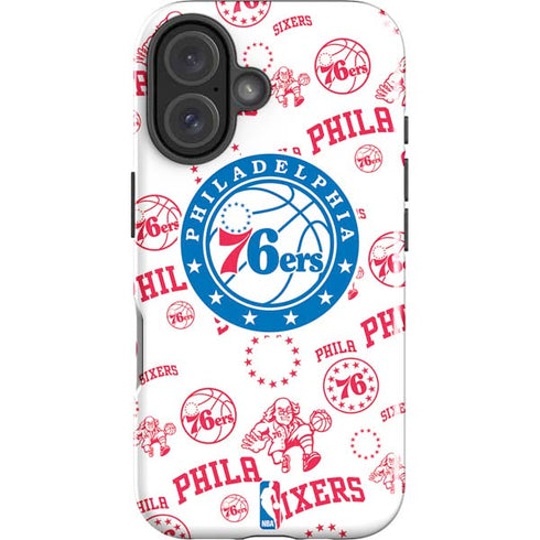 NBA Philadelphia 76ers Blast iPhone 16 Plus Impact Case