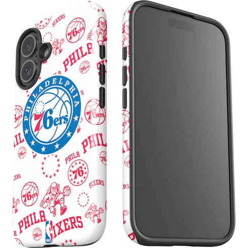 NBA Philadelphia 76ers Blast iPhone 16 Plus Impact Case
