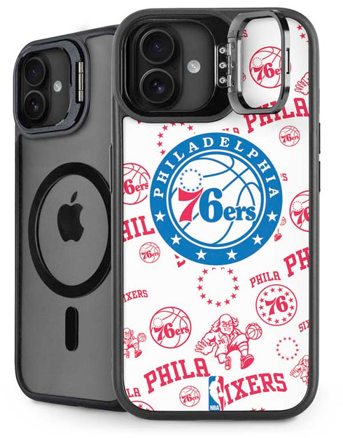 NBA Philadelphia 76ers Blast iPhone 16 Plus Kickstand Case