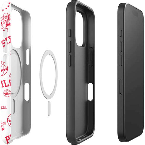 NBA Philadelphia 76ers Blast iPhone 16 Pro Magsafe Impact Case