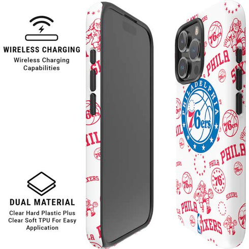 NBA Philadelphia 76ers Blast iPhone 16 Pro Magsafe Impact Case