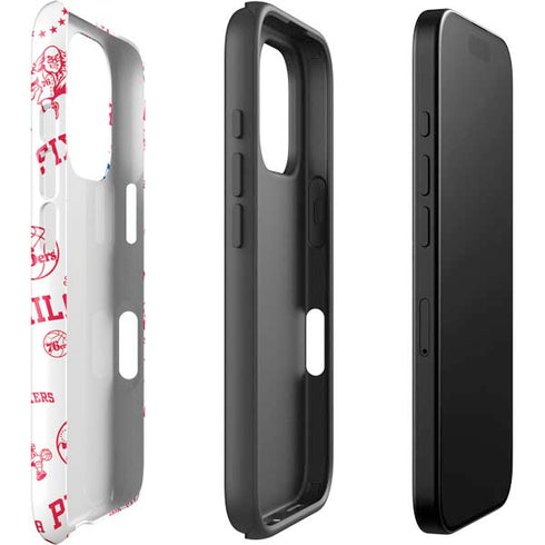 NBA Philadelphia 76ers Blast iPhone 16 Pro Max Impact Case
