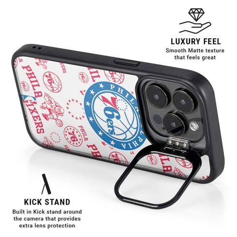 NBA Philadelphia 76ers Blast iPhone 16 Pro Max Kickstand Case