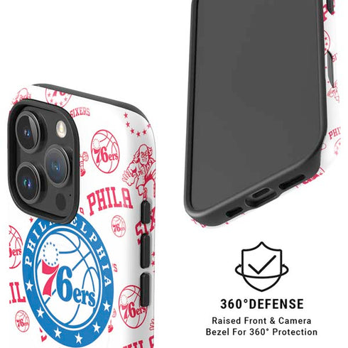 NBA Philadelphia 76ers Blast iPhone 16 Pro Max Magsafe Impact Case
