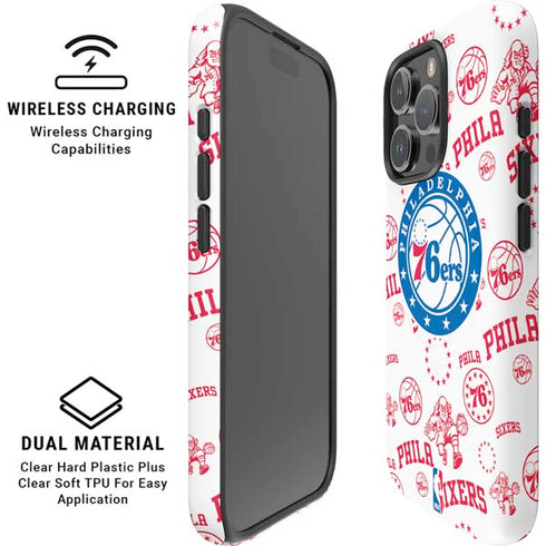 NBA Philadelphia 76ers Blast iPhone 16 Pro Max Magsafe Impact Case