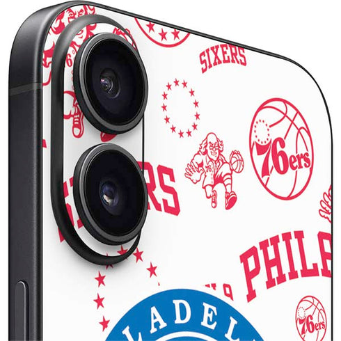 NBA Philadelphia 76ers Blast iPhone 16 Skin