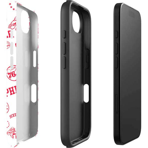 NBA Philadelphia 76ers Blast iPhone 16e Impact Case