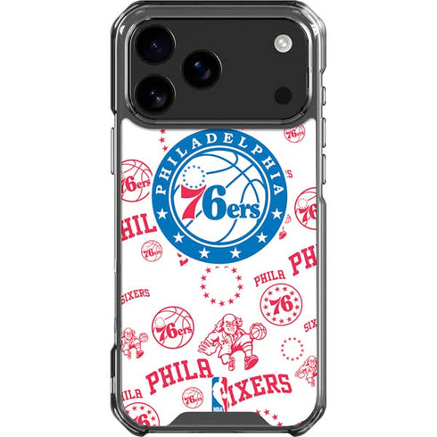 NBA Philadelphia 76ers Blast iPhone 18 Pro Max Clear Case