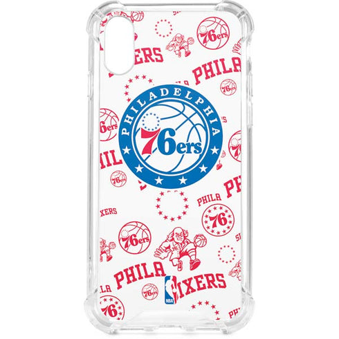 NBA Philadelphia 76ers Blast iPhone XS Clear Case