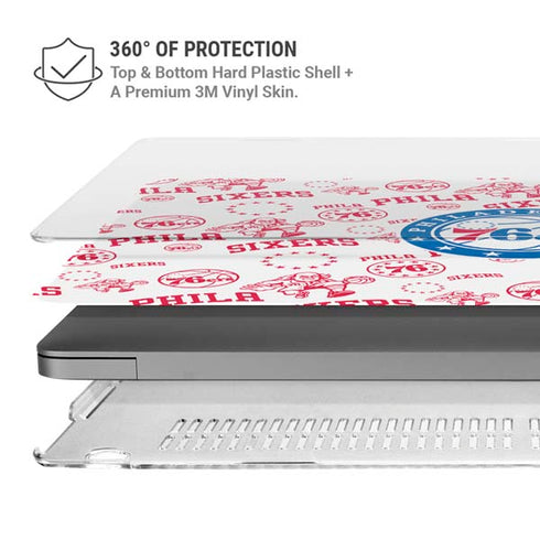 NBA Philadelphia 76ers Blast MacBook Cases