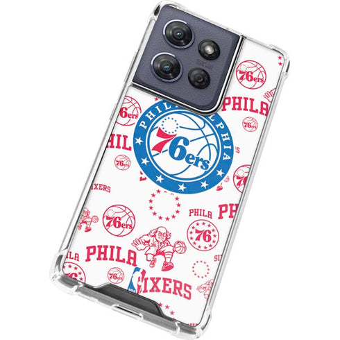 NBA Philadelphia 76ers Blast Moto G 5G (2025) Clear Case