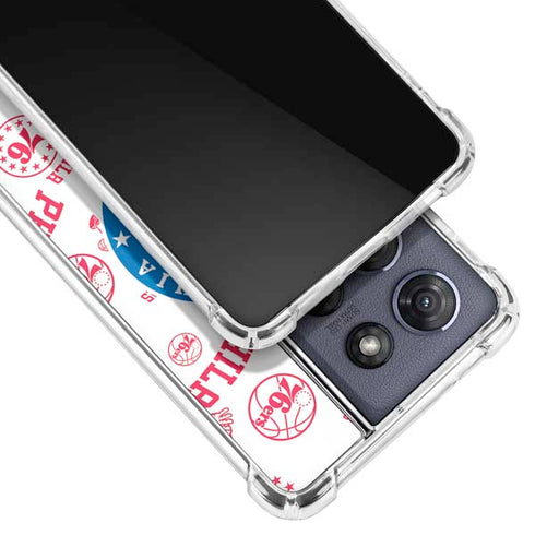 NBA Philadelphia 76ers Blast Moto G 5G (2025) Clear Case