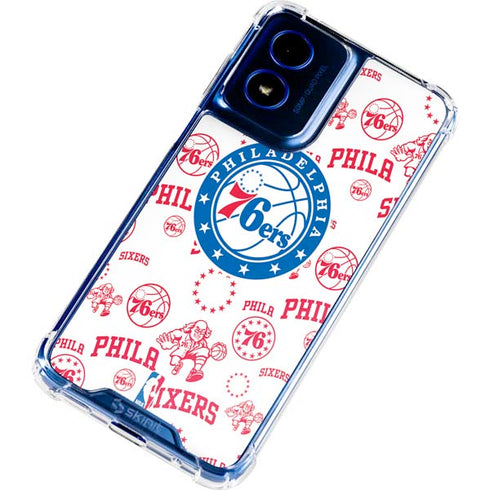 NBA Philadelphia 76ers Blast Moto G 5G (2024) Clear Case